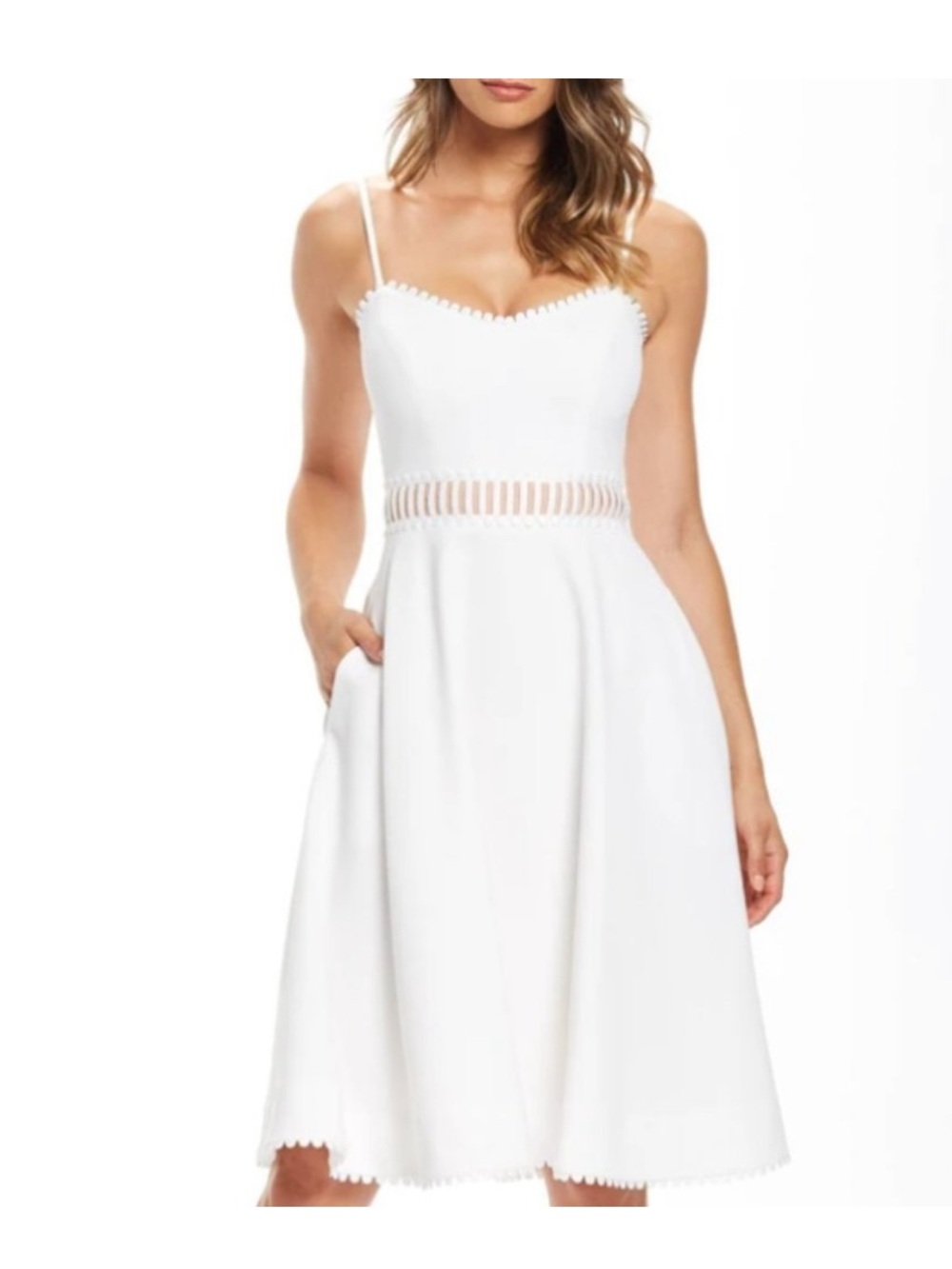 NWOT Dress the Population Harlow dress xxl  white
